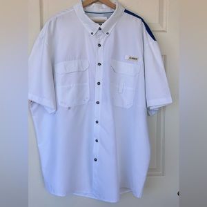 Magellan‎ Outdoors Men’s Lake Fork Flag Fishing Shirt Size 3X